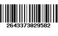 Código de Barras 2643373029582