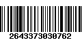 Código de Barras 2643373030762