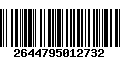 Código de Barras 2644795012732