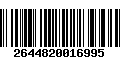 Código de Barras 2644820016995