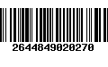 Código de Barras 2644849020270