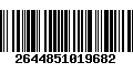 Código de Barras 2644851019682