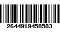 Código de Barras 2644919458583