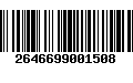 Código de Barras 2646699001508