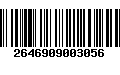 Código de Barras 2646909003056