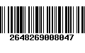 Código de Barras 2648269008047