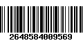 Código de Barras 2648584009569