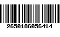 Código de Barras 2650186056414