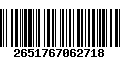 Código de Barras 2651767062718