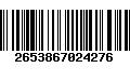 Código de Barras 2653867024276