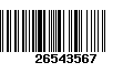 Código de Barras 26543567