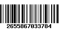 Código de Barras 2655867033784