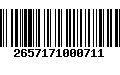 Código de Barras 2657171000711