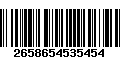 Código de Barras 2658654535454