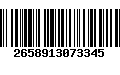 Código de Barras 2658913073345