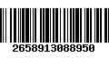 Código de Barras 2658913088950