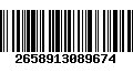 Código de Barras 2658913089674