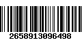 Código de Barras 2658913096498