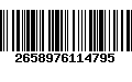 Código de Barras 2658976114795