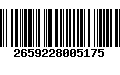 Código de Barras 2659228005175