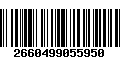 Código de Barras 2660499055950