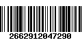 Código de Barras 2662912047290