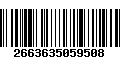 Código de Barras 2663635059508