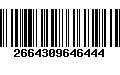 Código de Barras 2664309646444