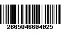 Código de Barras 2665046604025