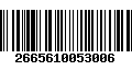 Código de Barras 2665610053006