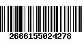 Código de Barras 2666155024278