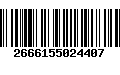 Código de Barras 2666155024407