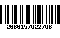 Código de Barras 2666157022708