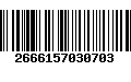 Código de Barras 2666157030703