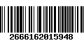 Código de Barras 2666162015948