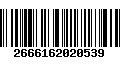 Código de Barras 2666162020539