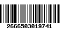 Código de Barras 2666503019741