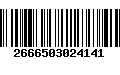 Código de Barras 2666503024141