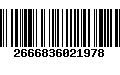 Código de Barras 2666836021978