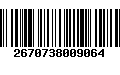 Código de Barras 2670738009064