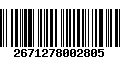 Código de Barras 2671278002805