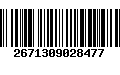 Código de Barras 2671309028477