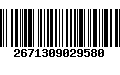 Código de Barras 2671309029580