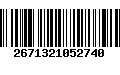 Código de Barras 2671321052740