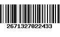 Código de Barras 2671327022433