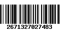 Código de Barras 2671327027483