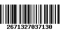 Código de Barras 2671327037130