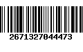 Código de Barras 2671327044473