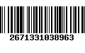 Código de Barras 2671331038963