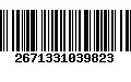 Código de Barras 2671331039823